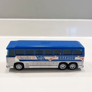 Vintage Branson MO Country Music Tour Bus Bank 9.5 Inches 1994
